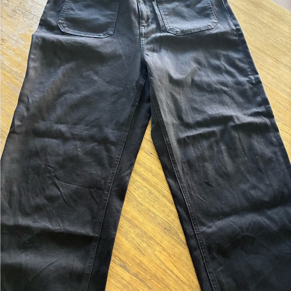 Quince Black Flare & Wide Leg Jeans